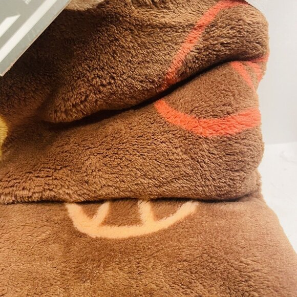 Baby Thro Decorative Throw Blanket 30x40 Inches Peace Symbols Brown Blanket NEW - Picture 4 of 6